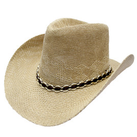 Chapéu estilo cowboy c/ detalhes<br />Ref.: CH619<br />cx: 120