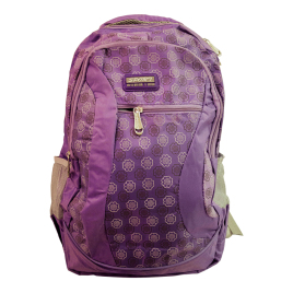 Mochila lilás c/ bolso lilás<br />Ref.: 7242<br />Cx: 36