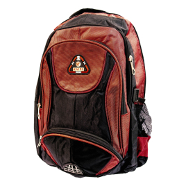 Mochila vermelha e preta<br />Ref.: 9248<br />Cx: 36