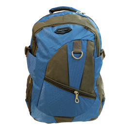 Mochila azul e cinza<br />Ref.: 9251<br />Cx: 36