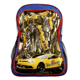 Mochila infantil com carro e robô<br />Ref.: B9840