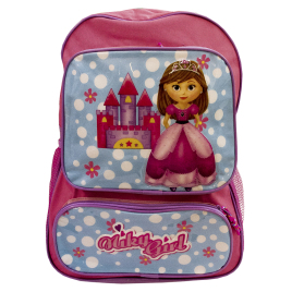 Mochila NIKY GIRL com princesa<br />Ref.: B9845