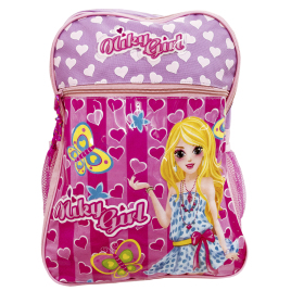 Mochila infantil NIKY GIRL rosa<br />Ref.: B9847